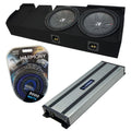 01-03 Ford F-150 Super Crew Truck Kicker CompR CWR10 Dual 10Sub Box HA-A1500.1