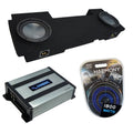 02-13 Chevy Avalanche Underseat Harmony R104 Dual 10Sub Box & HA-A400.1 Amp