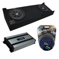 07-13 Chevy Silverado Crew Cab Kicker Comp C12 Dual 12 Sub Box HA-A800.1 Amp
