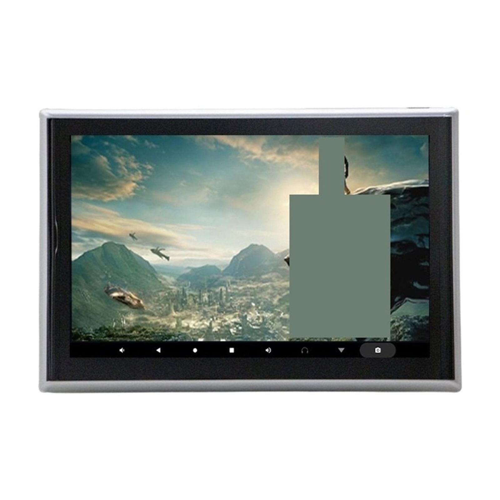 10.1 Inch Car Headrest Monitor IPS Touch Screen 1080P Automobile Rear Seat Video Player FM AirPlay In ,Easy to Use