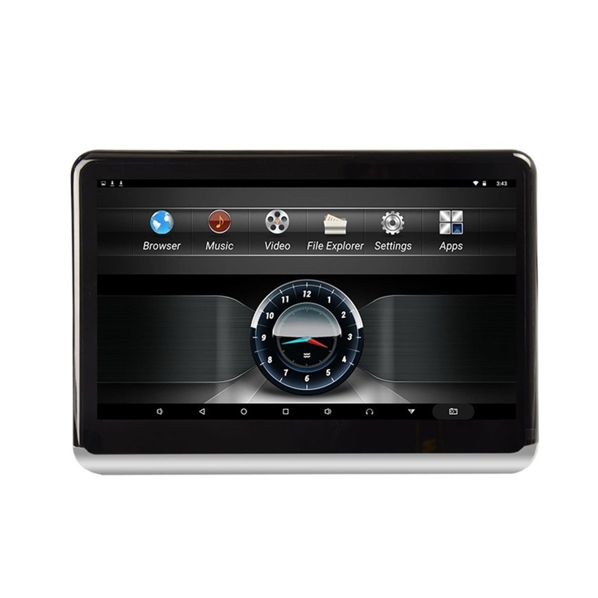 10.1 Inch Car Headrest Monitor Video Tablet PC HD 1080P WIFI/HDMI/USB/TF/BT 16GB ROM Support APP Download