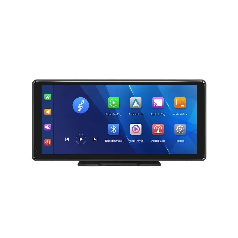 10.36Car Mirror Video Player Monitor Wireless CarPlay Android Auto GPS Navigation Rear Camera Dashboard Video Recorder