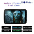 11.6 INCH Android12 2G+32G Car Headrest Monitor IPS USB HDMI TV Screen With RCA AV Wifi Mirroring Car Rear Seat Screen Video Player