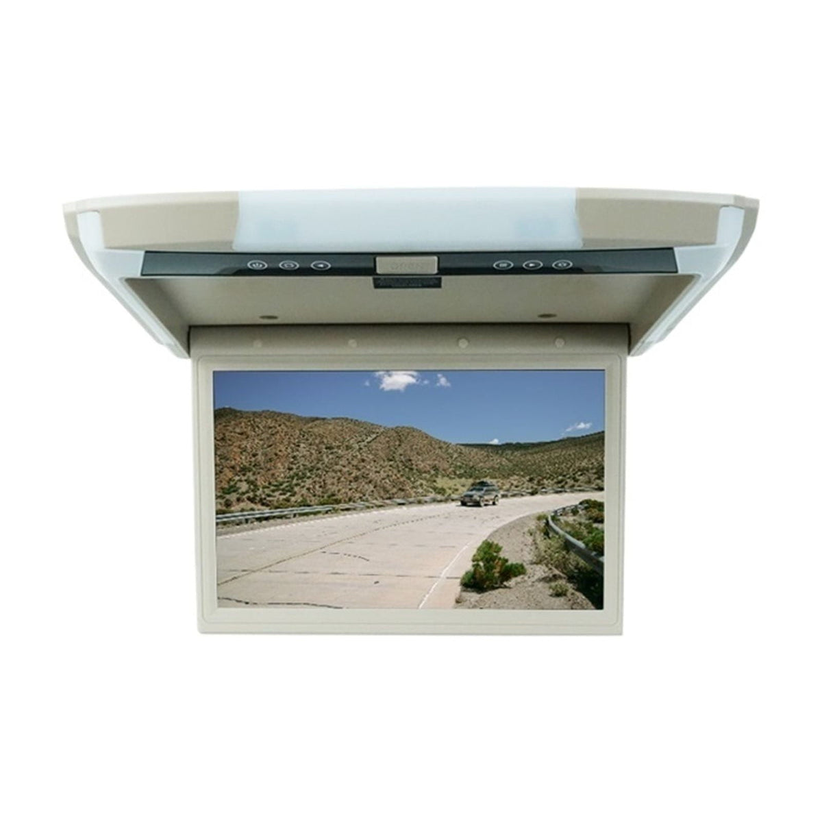 12.1 Inch Car Video Playes Auto Ceiling TV Roof Mount Monitor Multimedia Car Monitor HD LCD Screen MP5 Speaker Link