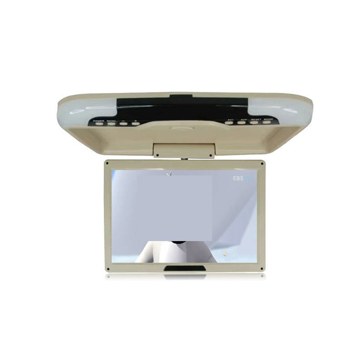 12.1 Inch HD Car Roof Mount Monitor 360¡ã Screen Rotation Car Video Playes Auto Ceiling TV Flip Down USB SD FM IR LED Speaker ,Easy to Use
