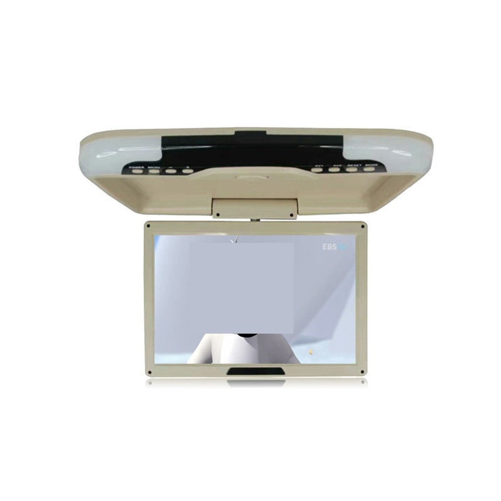 12.1 Inch HD Car Roof Mount Monitor 360¡ã Screen Rotation Car Video Playes Auto Ceiling TV Flip Down USB SD FM IR LED Speaker