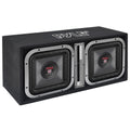 Pyle 12Dual Series Vented Subwoofer Enclosure, 2 x 1200 Watts Max Power, Rear Vented Design