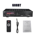1200W Bluetooth Amplifier 2CH HIFI Audio Stereo Power AMP USB FM Radio Car Home Theater With Remote Control