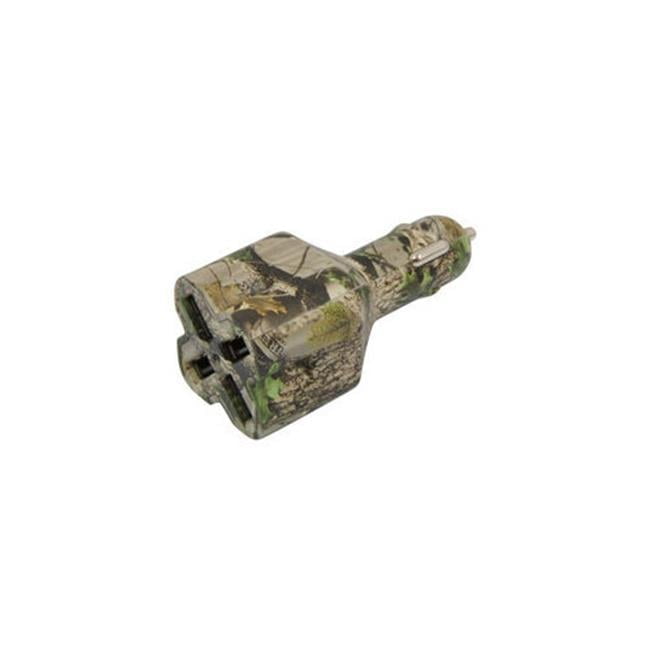 12V Quad 6.2A USB Power Adapter Screen  Camouflage - 16 Piece