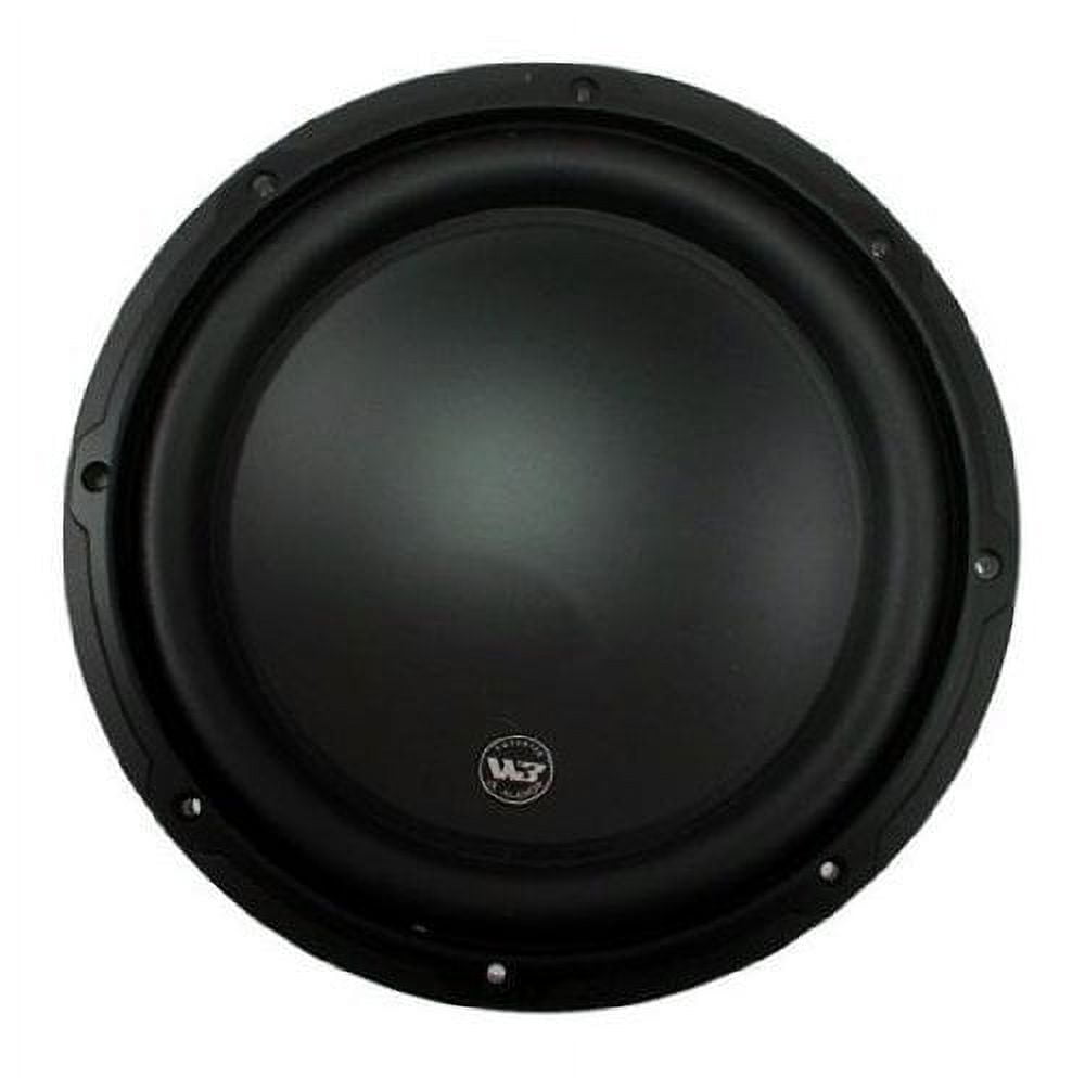 12W3V3-4 - JL Audio 12Singles 4-Ohm W3V3 Series Subwoofer (12W3V3)