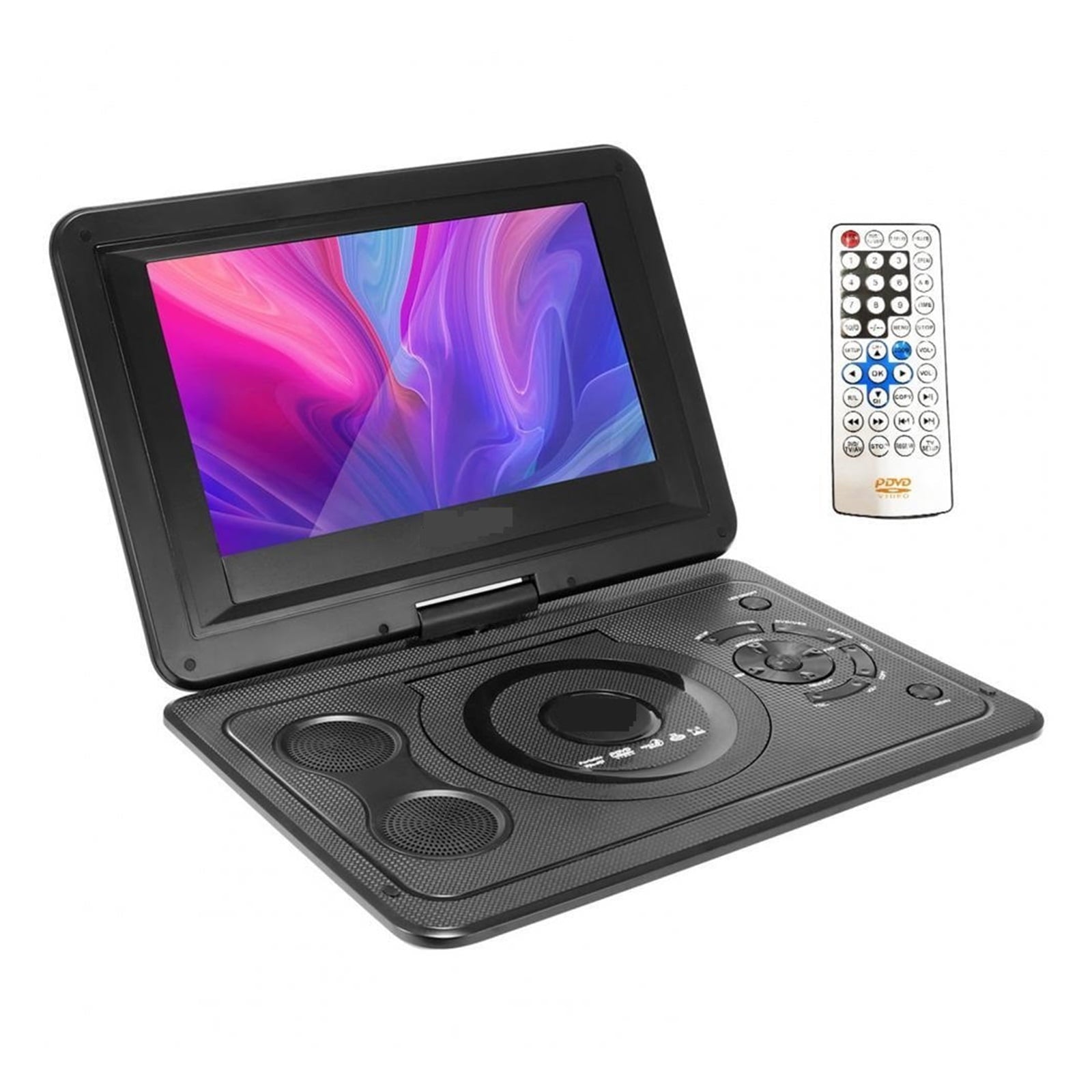 13.9 Inch Portable Home Car DVD Player VCD CD TV Player USB Radio Adapter Support TV/FM/USB Gameing