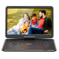 15.6Large HD Screen Portable DVD Player, 6 Hours Rechargeable Battery, Support Sync TV, USB, SD Card£¬Dual Speaker