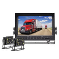 1920x1080P 9 Inch IPS Screen Truck Bus Vehicle DVR Recorder Parking Monitor With 2 Channels Front Rear Side AHD Car Camera