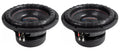 (2) American Bass ELITE-1244 2400w 12Competition Car Subwoofers 3Voice Coils