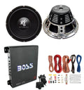 2) HIFONICS HFX12D4  121600W Car Audio DVC Subwoofers +Mono Amplifier+Amp Kit