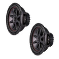 Kicker 43CVR122 Comp VR Car Audio Suwboofer Dual 2 Ohm 12Sub CVR1 2 Pair
