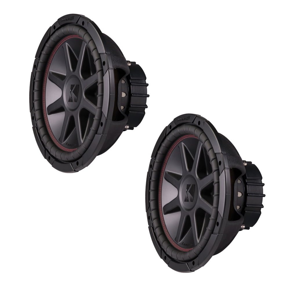 Kicker 43CVR122 Comp VR Car Audio Suwboofer Dual 2 Ohm 12Sub CVR1 2 Pair