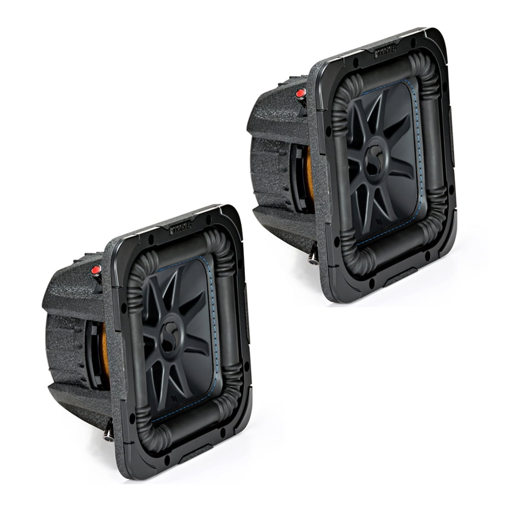 Kicker High Efficient Portable Car Subwoofers, Polypropylene Black, 8 Inch, 27 lb