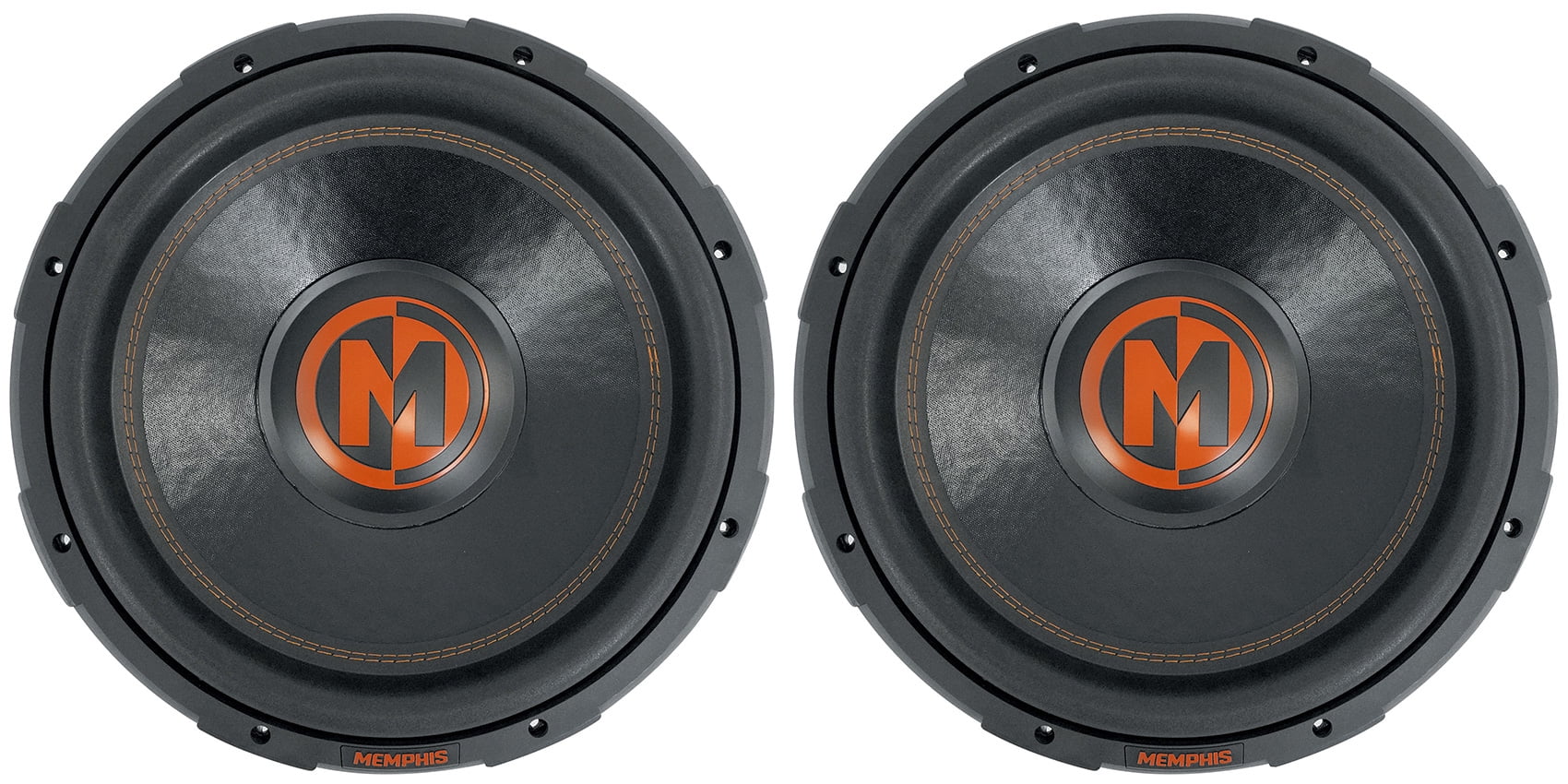 (2) Memphis Audio MJP1522 151500w MOJO Pro Car Audio Subwoofers DVC 2 ohm Subs