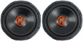 (2) Memphis Audio MJP1544 151500w MOJO Pro Car Audio Subwoofers DVC 4 ohm Subs
