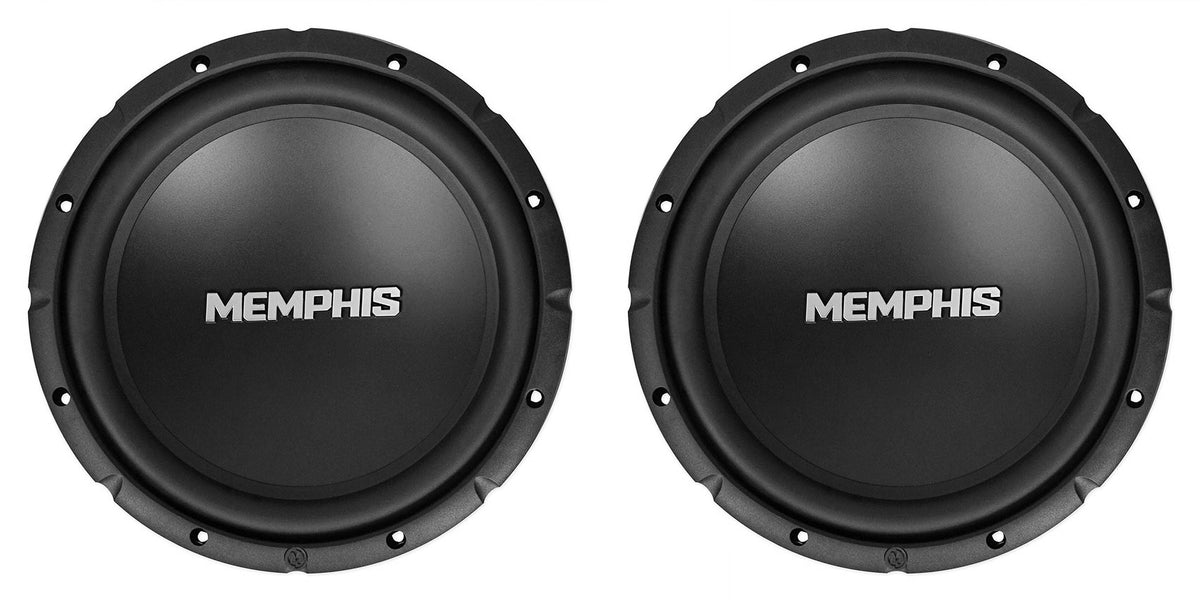 2 Memphis Audio SRX1044 10SRX Subwoofers Subs 400w Peak/ 200w RMS / Dual 4 Ohm