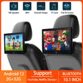 (2 PCS) 10.1Car Headrest Monitor Screens Android 12 2G+32G Tablet Auto Rear Seat Video TV Player FM Bluetooth USB GPS New 2024 Model