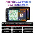 (2 PCS) 10.1''Headrest Monitor Screen IPS Android 12 2G+32G Touch Screen For Car Rear Seat Player Carplay/Auto/Youtube Online Video Music 4G