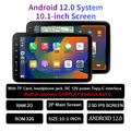 £¨2 PCS) 10.1'' Headrest Monitor Wireless Carplay Android 12 2G+32G Auto Car Rear Seat Video Player FM Bluetooth AirPlay Input Full Touch Screen