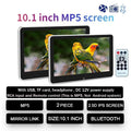 (2 PCS) 10.1 Inch digital touch screenpanel Car Headrest Monitor MP5 Player Mirror Link FM HD With USB Screen Multimedia Player