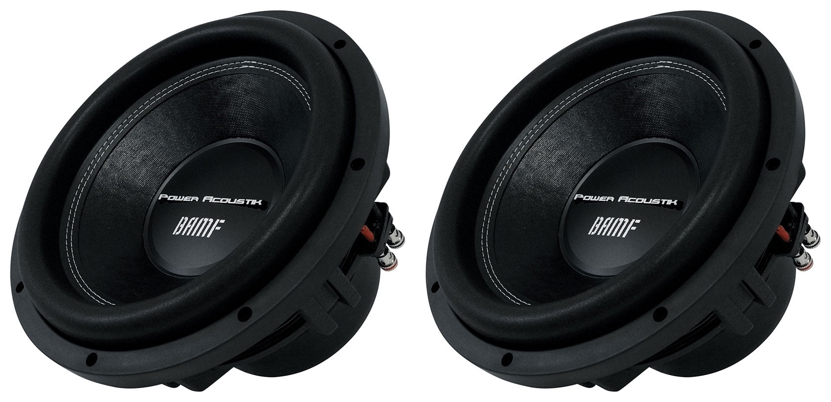 (2) Power Acoustik BAMF-122 123500 Watt Car Audio Subwoofers DVC 2-Ohm Subs