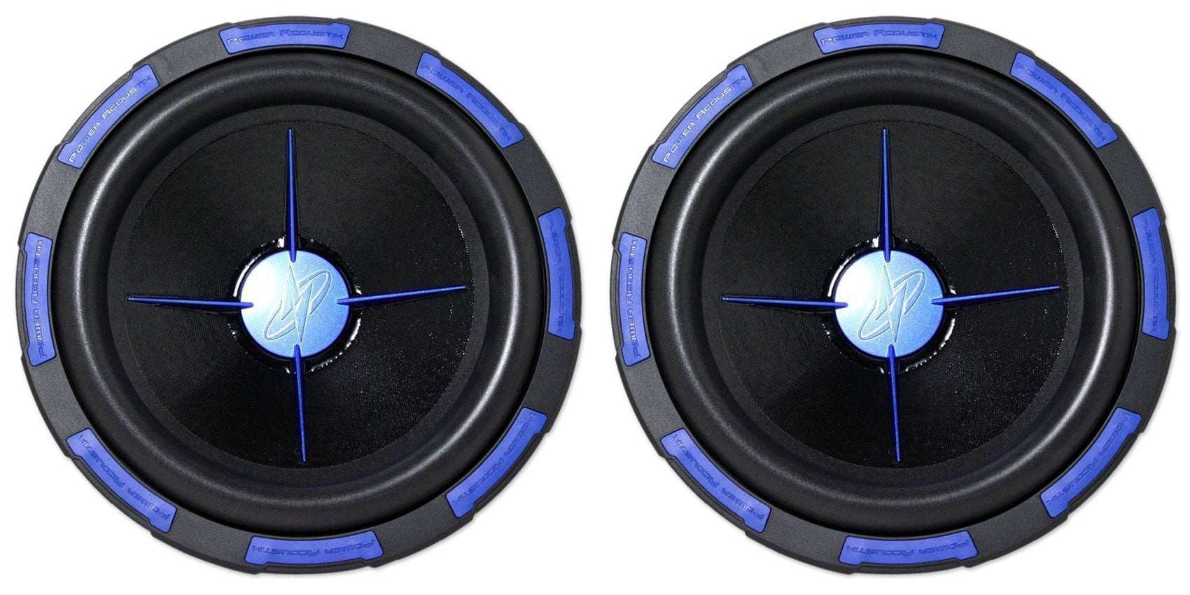 (2) Power Acoustik MOFO-122X 122700 Watt Car Audio Subwoofers DVC 2-Ohm Subs