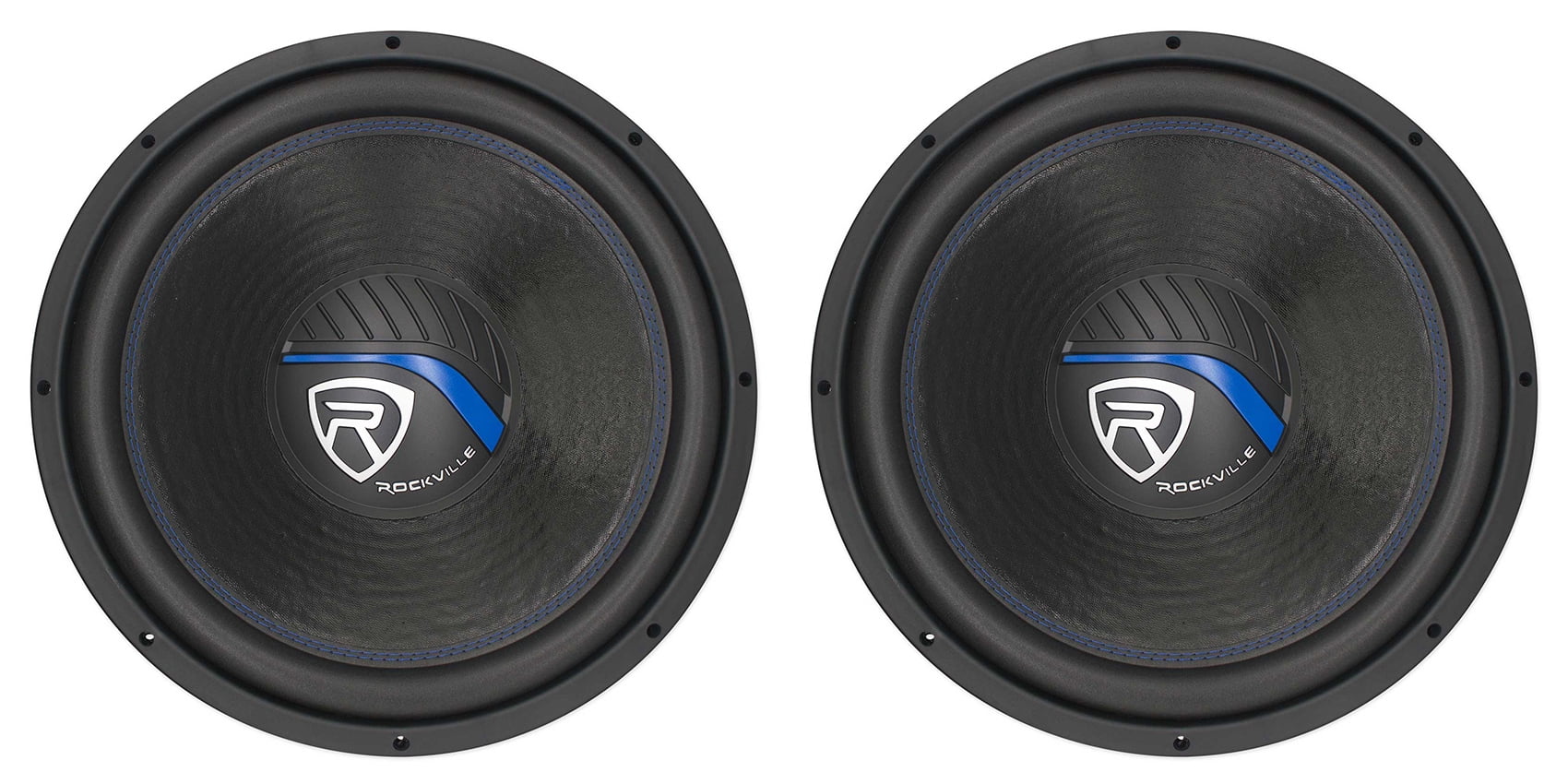 (2) Rockville K5 W15K5S4 152000 Watt 4 Ohm Car Audio Subwoofers CEA Rated Subs
