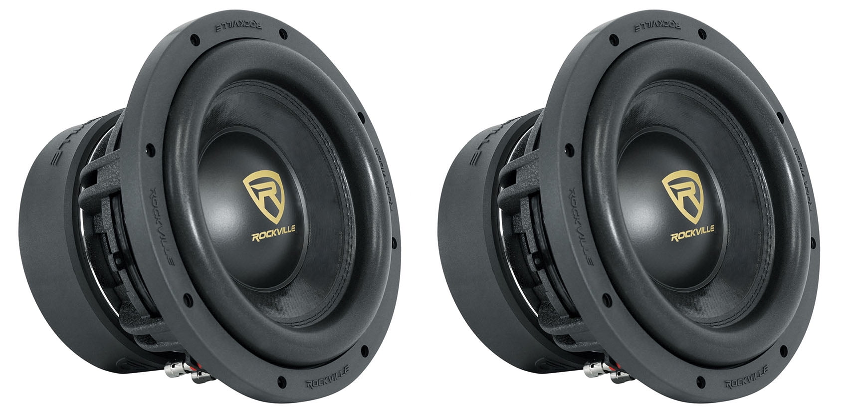 (2) Rockville W10K9D2 106400 Watt Car Audio Subwoofers Dual 2-Ohm Subs