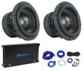 Rockville 10Car Subwoofers, with Mono Amplifier, Copper, Black