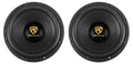 (2) Rockville W12K9D4 128000 Watt Car Subwoofers Dual 4-Ohm Subs CEA Compliant