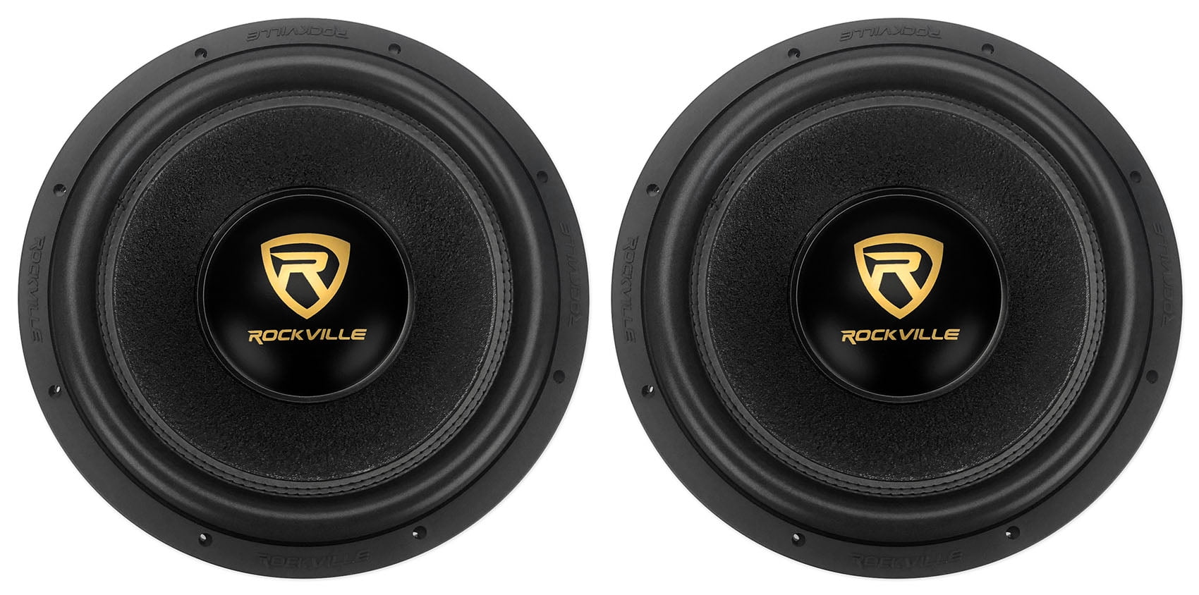 (2) Rockville W15K9D2 1510,000w Car Subwoofers Dual 2-Ohm Subs CEA Compliant