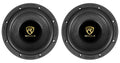 (2) Rockville W65K9D2 6.51000 Watt Car Audio Subwoofers Dual 2-Ohm CEA Subs