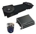 2002-2013 Chevy Avalanche Underseat Kicker Comp C12 Dual 12Sub Box & CXA800.1