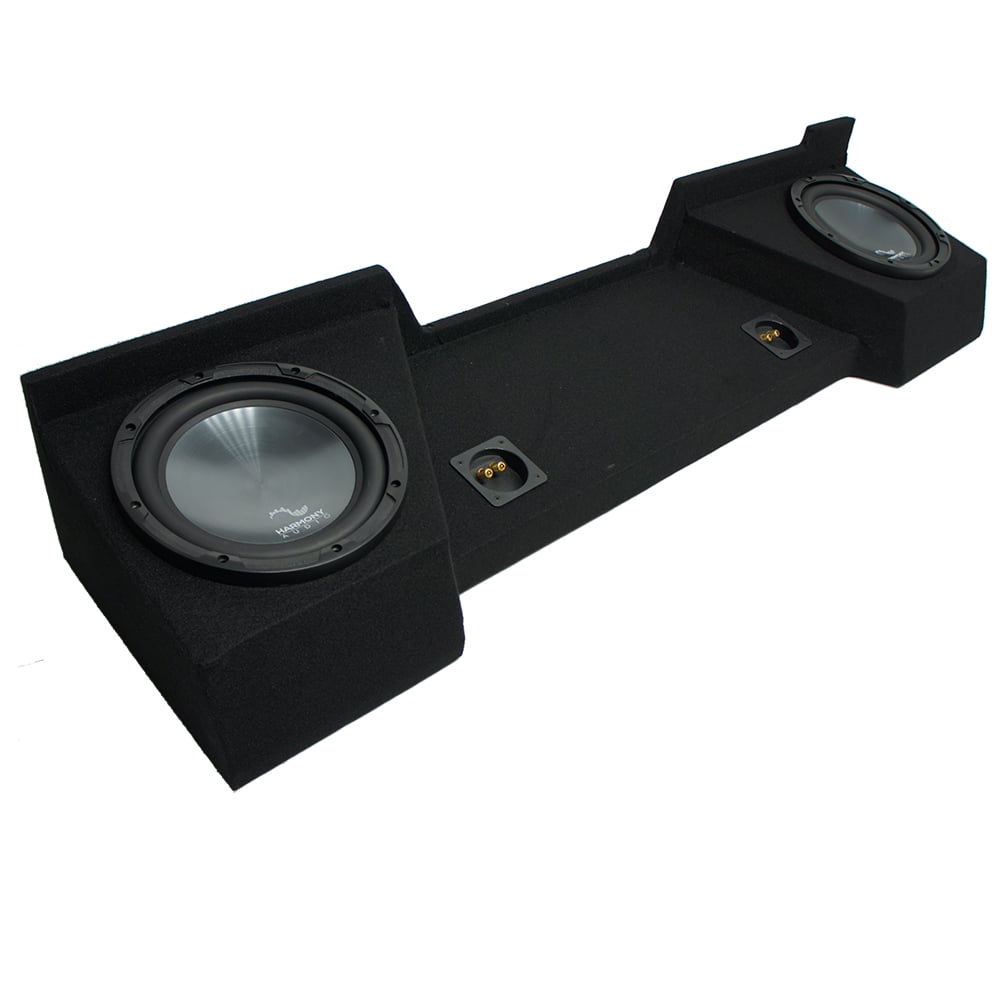 2007-2013 Chevy Silverado Ext Cab Truck Harmony R124 Dual 12Sub Box Enclosure
