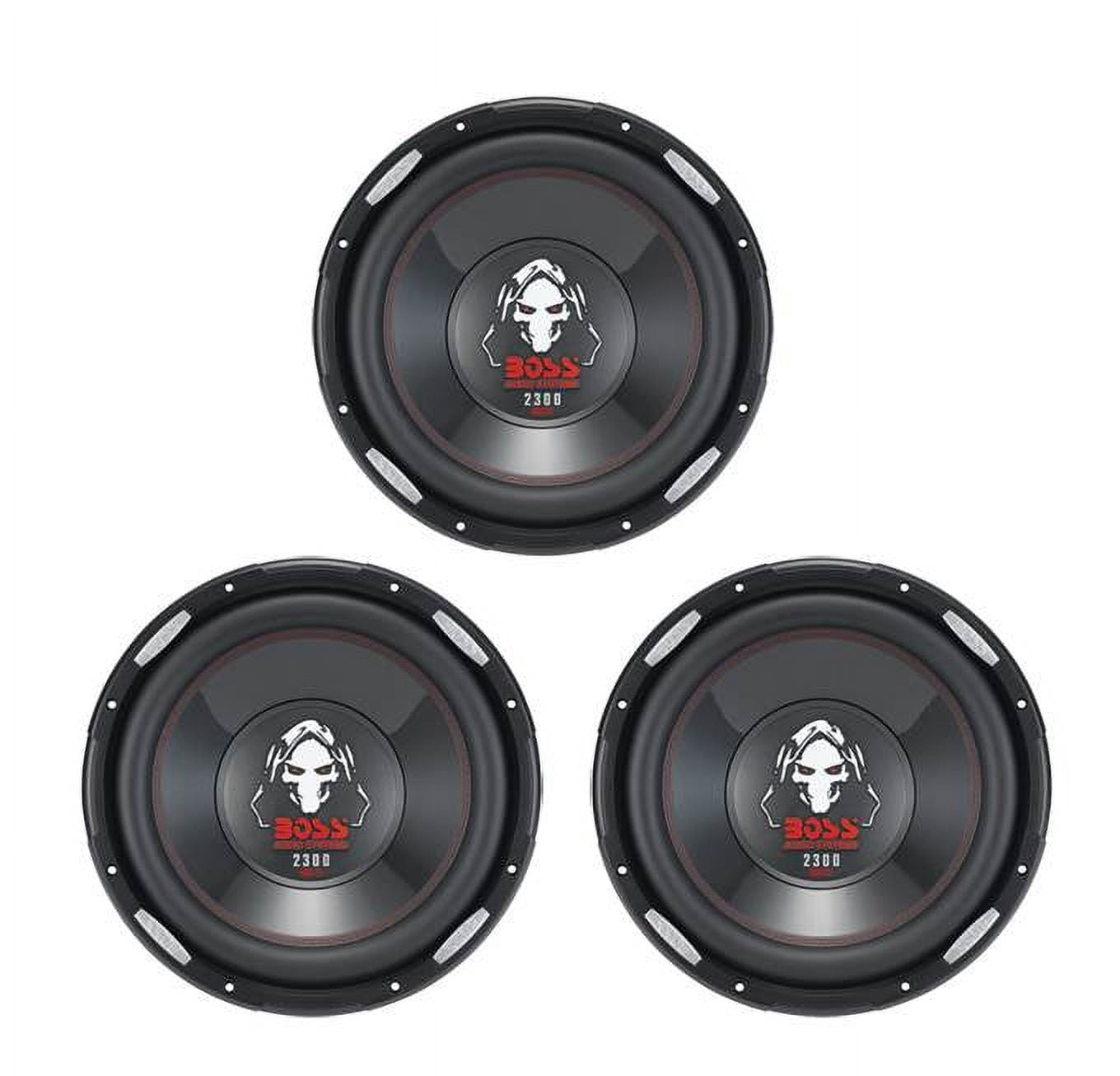 3) NEW BOSS P126DVC 126900W DVC Car Audio Power Subwoofers Subs Woofers 4 Ohm