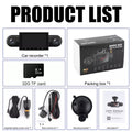 4 Channel Dash Cam Car Parking Camera 2MP 1080P G-Sensor Video Driving Recorder