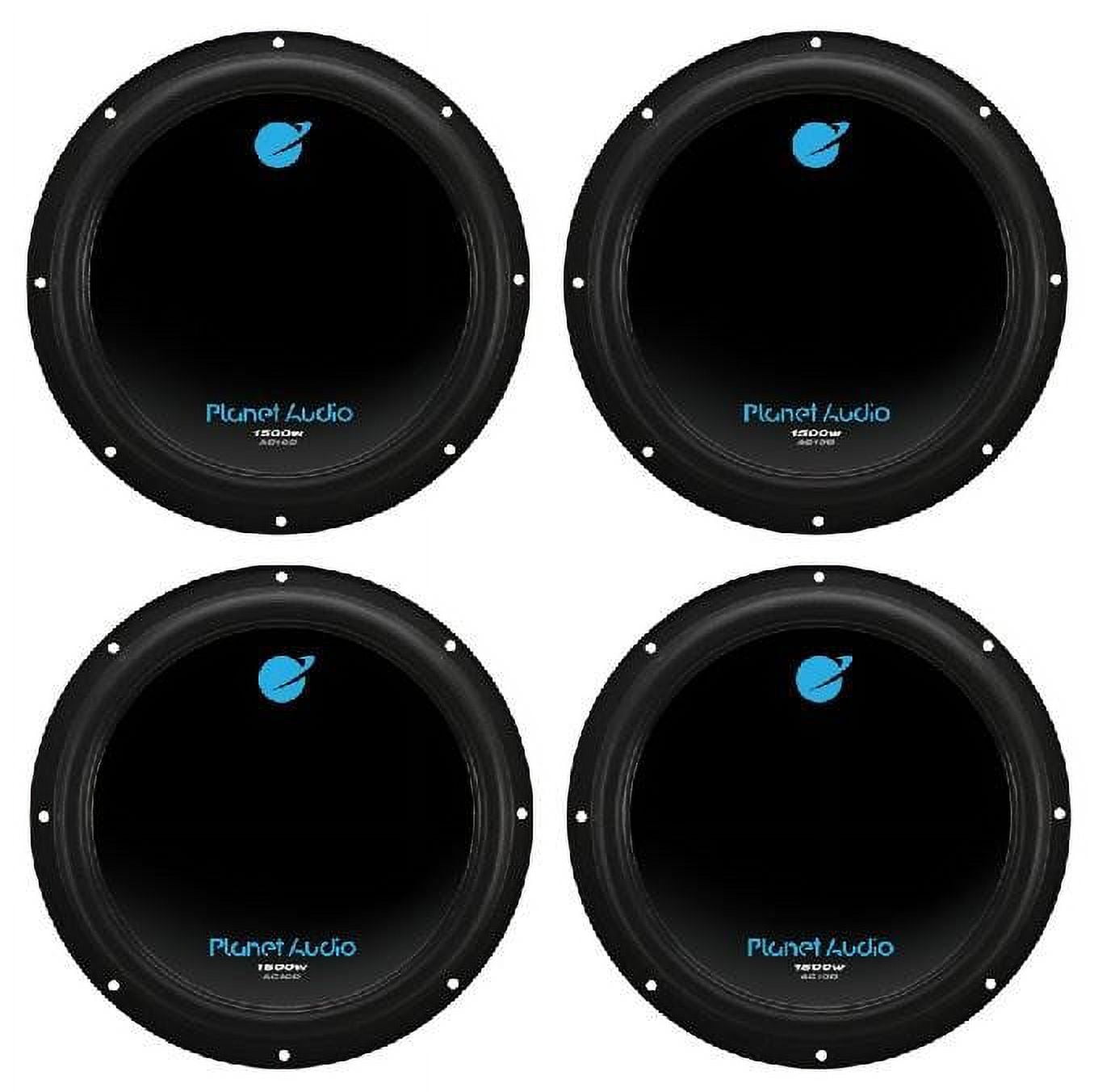 4) PLANET AUDIO AC10D 106000W Power Car Audio Subwoofers Power Subs Woofers