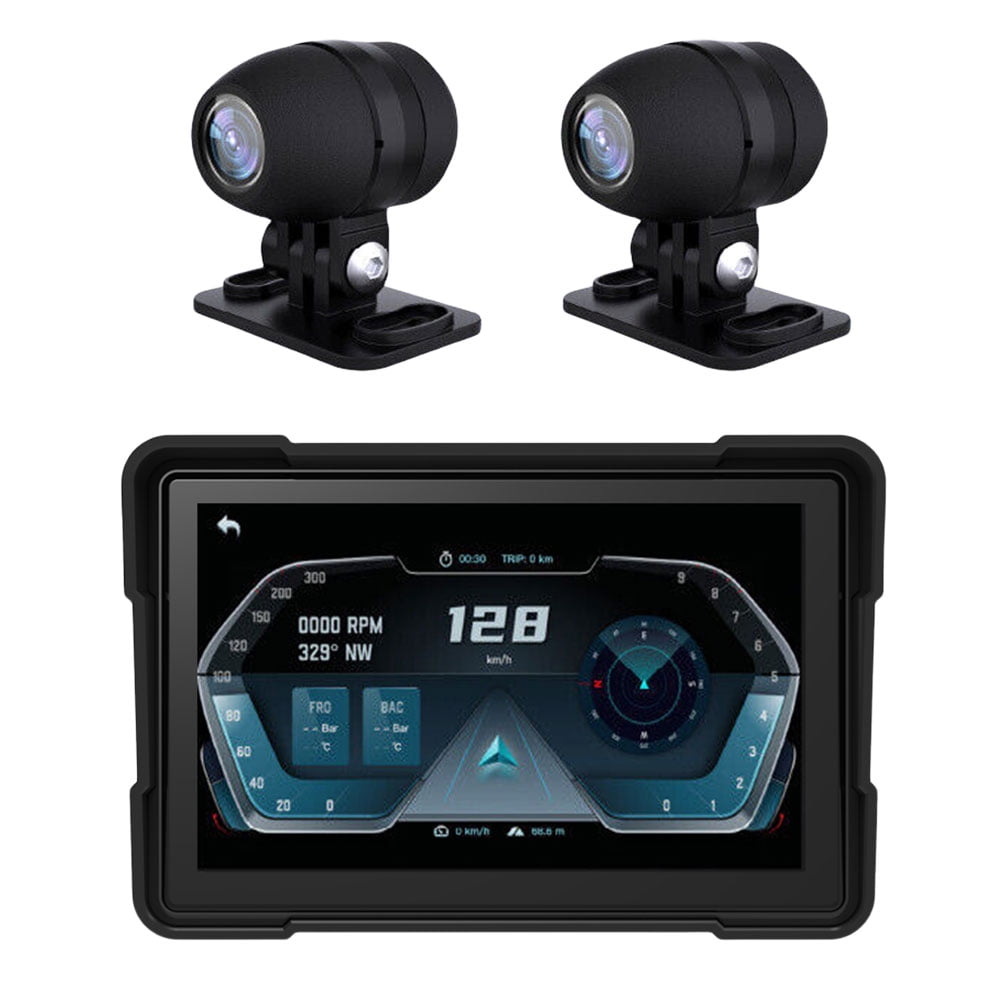 5 Inch GPS Navigator Wireless Carplay Android Auto (Projection Screen+Dash Cam)