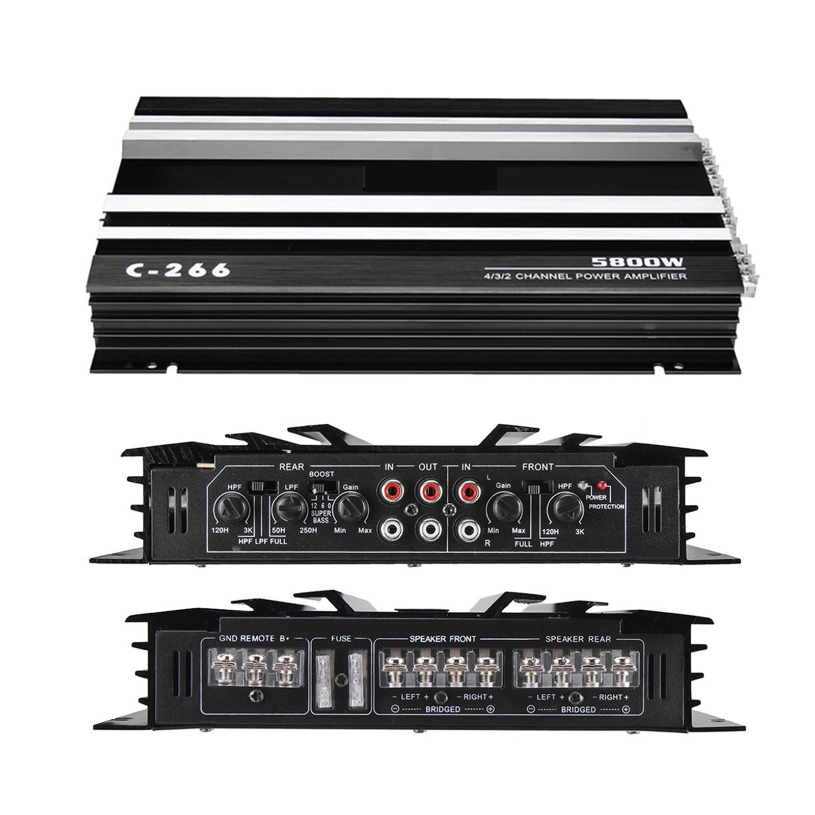 5800 Watt Car Power Amplifier 4 Channel Car Amplifer Car Amplifier For Cars Amplifier Subwoofer Car RMS Amplifier