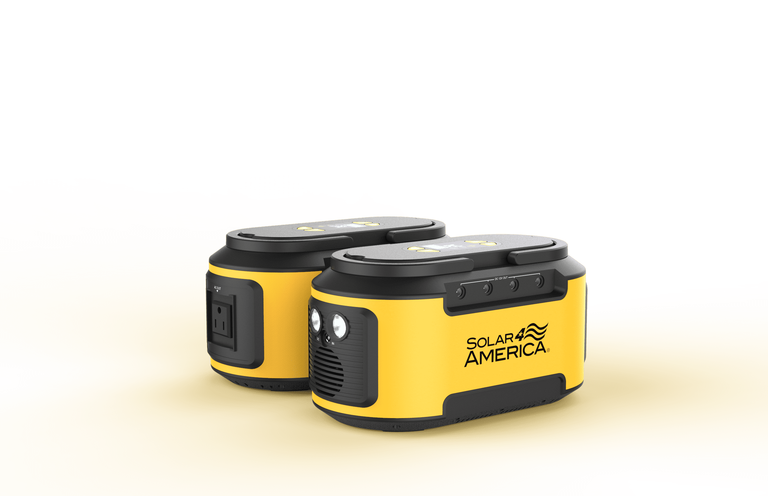 AC 200W/222WH Portable Power Supply [Yellow]