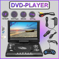 7.8 Inch Portable Home Car DVD Player VCD CD MP3 HD DVD Player Analog TV