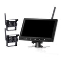 7 Inch 12-24V Wireless TrucK Monitor In Car Screen With Rear View Camera Car TV For Bus RV Trailer Excavator Reverse Iamge