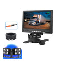 7 Inch AHD 1080P Car Rear View Monitor Reverse Video Camera Waterproof 4 Pin Rearview For RV Harvester Truck Bus