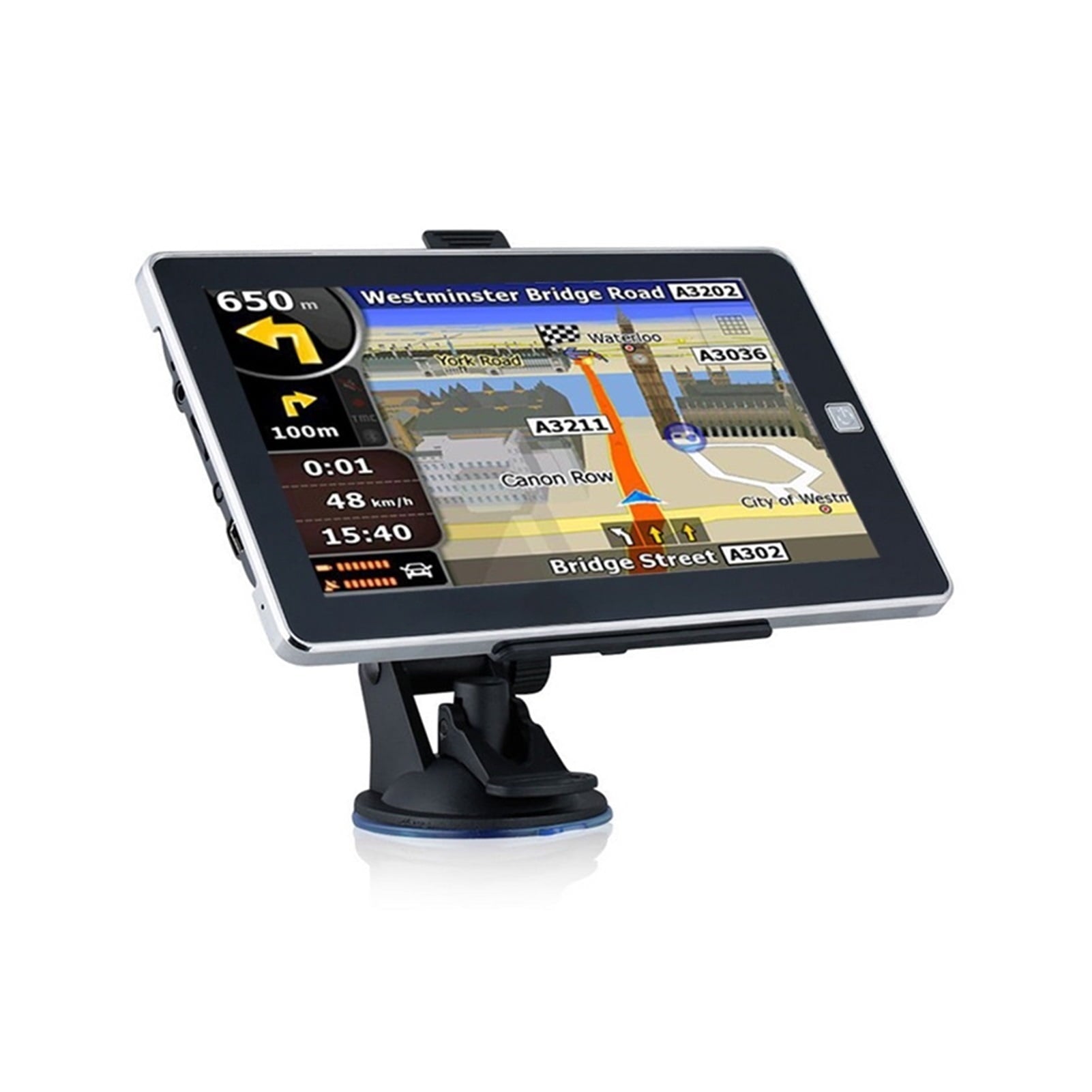 7 Inch Car GPS Navigation 256M 8GB 800Mhz Wired Rear View Camera And Sunshade Truck Gps Navigator Reverse View Parking
