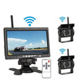 7Wireless Truck Car Monitor Video Screen Rearview 4 Rear View Camera Reversing Backup System IR Night Vision Waterproof For RV